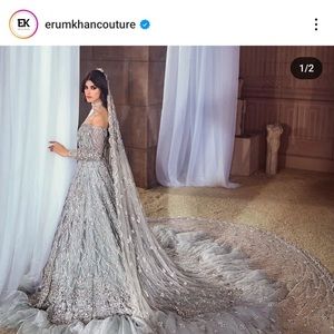 Brand erum khan size small reception dress condition 10/10
